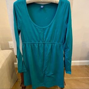 Old Navy Maternity Long Sleeve Shirt  Dress